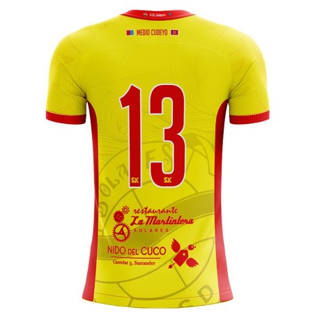 CAMISETA PORTERO AMARILLA SD SOLARES